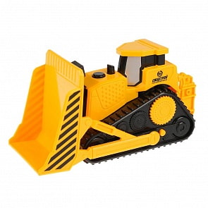 Бульдозер, 18 см, свет-звук, инерционный, подвижные детали (Технопарк, 1811A048-R)