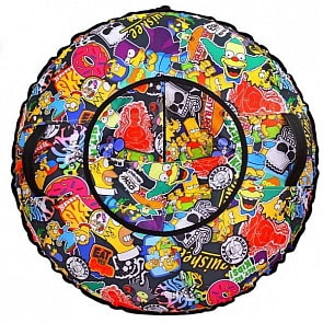 Санки надувные – Семья Симпсонов, 110 см (RT, 7102RT)