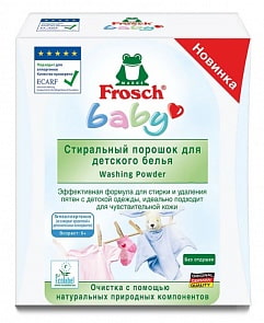 Стиральный порошок для детского белья - Frosch, 1,08 кг (Frosch, 118-1-713941)