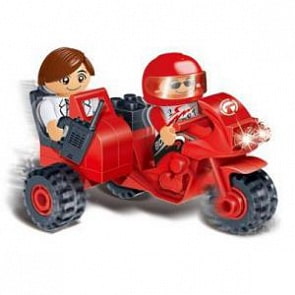 Игровой конструктор - Трёхколёсный мотоцикл (BANBAO, 8781)