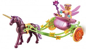 Игровой набор из серии Феи: Расписанный Единорогами сказочный экипаж (Playmobil, 9136pm)