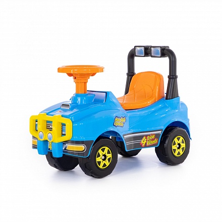 Детский автомобиль Джип-каталка - №3, голубой 