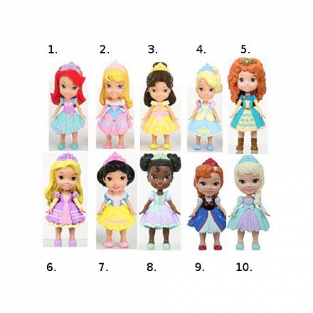 Кукла-малышка серии Принцессы Дисней, Disney Princess, 7,5 см 