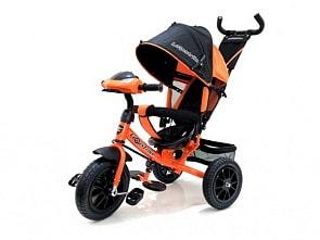 Трехколесный велосипед - Lexus Trike, колеса 12" и 10", оранжевый, свет и звук (Lexus Trike, 950M2-N1210P-ORANGE-3)
