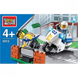 Конструктор из серии Полиция: Погоня, с фигурками (Город Мастеров, BL-3030-Rsim)