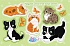 Альбом многоразовых наклеек для самых маленьких - Кошки и котята  - миниатюра №1