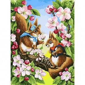 Раскраски по номерам - Свидание 40 х 30 см (Белоснежка, 120-AS)