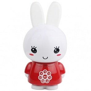 Медиаплеер Медовый зайка G6, красный, свет и звук (Alilo, 60929bg)