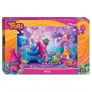 Пазл Trolls, 360 элементов (Step Puzzle, 96048sim)