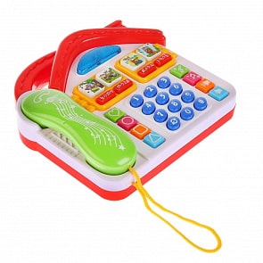 Обучающий телефон со стихами К. Чуковского - Учим формы и цифры (Умка, B777880-R)