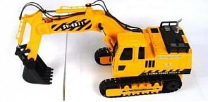 Радиоуправляемый экскаватор с аксессуарами (Double Eagle, 511003)