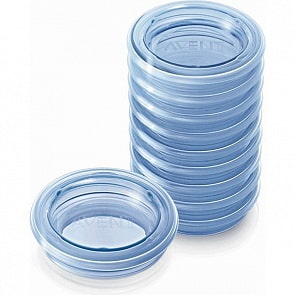 Крышки для контейнеров VIA, 10 штук SCF614/10 (Avent, 00-0008523)