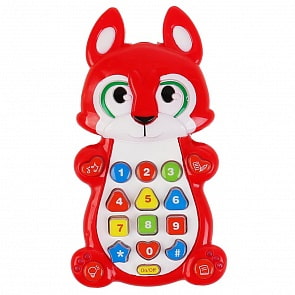 Телефон мобильный, 6 песен, 6 сказок, стихи, цифры, фигуры, цвета (Play smart, C177-H33009)