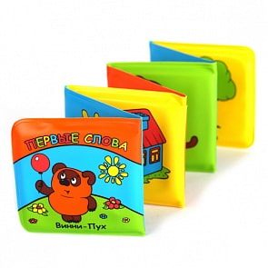 Книга-раскладушка для ванны Винни-Пух - Первые слова (Умка, 9785919412090sim)