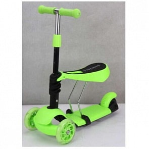 Трехколесный самокат-беговел с алюминиевой рамой, нагрузка до 65 кг (Next, GD-HD-C2sim)