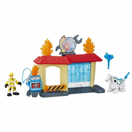 Набор Griffin Rock Garage. Playskool Heroes - Трансформеры - Боты-спасатели 
