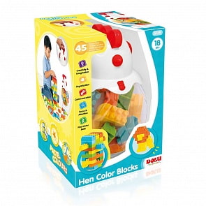 Контейнер с конструктором – Петушок, 45 элементов (Dolu, DL_5129)