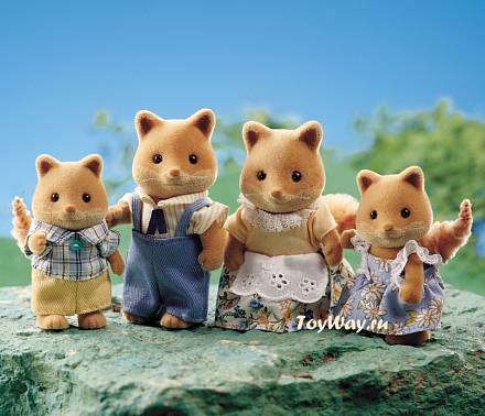 Sylvanian Families - Семья лис 