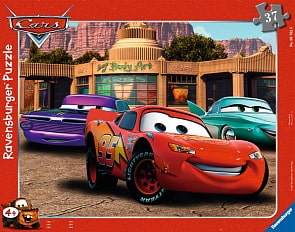 Паззл «Тачки: автомобильные друзья» 37 шт (Ravensburger, 06766st)
