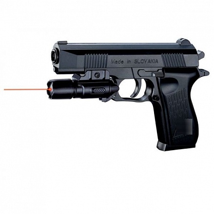 Пистолет с лазерным прицелом и пульками K2119-E 