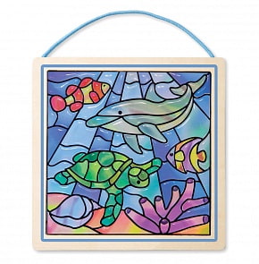 Цветное стекло - подводные фантазии (Melissa&Doug,  8582_md)