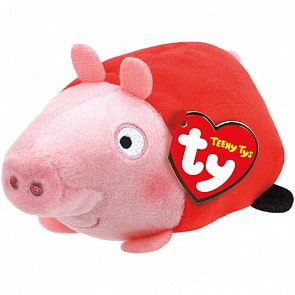 Мягкая игрушка Teeny Tys - Свинка Пеппа, 11 см (Ty Inc, 42175)