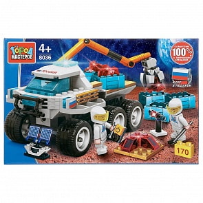 Конструктор Город мастеров – Марсоход с фигурками, 170 деталей (Город мастеров, 8036-UU)