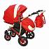 Детская коляска Camarelo Carmela 2 в 1, красно-бежевая  - миниатюра №2