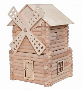 Деревянный конструктор. Мельница (Русский сувенир, 70004) 