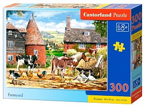 Пазл Двор фермы, 300 элементов (Castorland, B-030279)