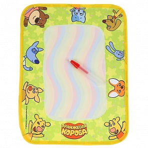 Коврик для рисования водой Оранжевая корова (Умка, 1706K410-R2)