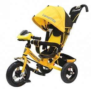 Трехколесный велосипед - Lexus Trike, колеса 12" и 10", желтый, свет и звук (Lexus Trike, 950M2-N1210-YELLOWsim) Трехколесный велосипед - Lexus Trike, колеса 12" и 10", желтый, свет и звук (Lexus Trike, 950M2-N1210-YELLOWsim)