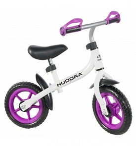 Беговел Hudora - Laufrad Bikey 3.0 Girl, 10" White/Lilac, бело/сиреневый (Hudora, 10715)