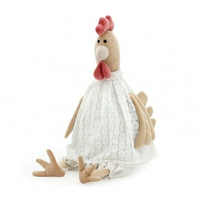 Мягкая игрушка - Курочка Олеся, 25 см (Orange, 6004/25)