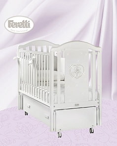 Кровать детская Mon Amourswing Bianco (Feretti, L- MA-01-SW)