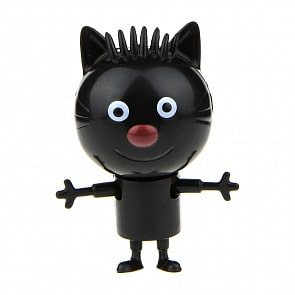 Фигурка героя мультфильма Три кота – Сажик, 5,2 см, подвижные ножки и ручки (1Toy, Т17178)