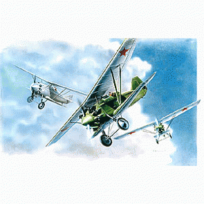 Сборная модель - Самолёт АНТ-5(И-4) (ZVEZDA, 7271з)