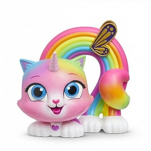 Фигурка с качающейся головой - Радуга (Радужно-Бабочков-Единоврожная Кошка, 40140)