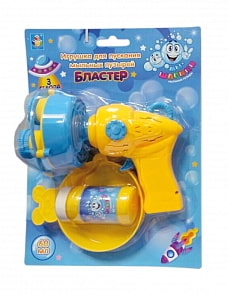 Бластер для пускания мыльных пузырей Мы-шарики! 3 дула, 60 мл (1Toy, Т17258)