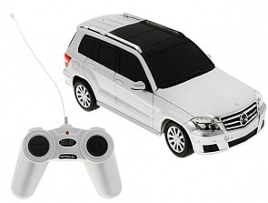 Машина на р/у - Mercedes GLK, цвет серебряный, 1:24 (Rastar, 32100S)