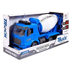 Грузовик-бетономешалка, свет и звук (Junfa, 98612A)