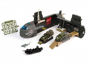 Игровой набор Chap Mei Micro Soldiers - Подводная лодка с наполнением (Chap Mei, 524052) Игровой набор Chap Mei Micro Soldiers - Подводная лодка с наполнением (Chap Mei, 524052)