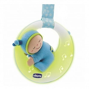 Музыкальная подвеска “Спокойной ночи, Луна”, голубая (Chicco, 24262st)