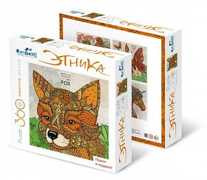 Пазл Арт-терапия. Цветная Серия – Лиса, 360 деталей (Origami, 04133)