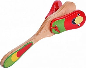 Деревянная игрушка - Кастаньеты большие (Мир Деревянных Игрушек, Д312)