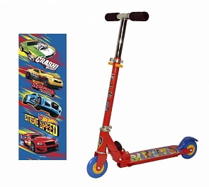 Самокат двухколесный Navigator Hot Wheels, колеса пвх 100 мм. (1toy, Т59573)