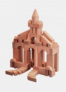 Конструктор деревянный, 70 деталей (Престиж-игрушка, К3301) Конструктор деревянный, 70 деталей (Престиж-игрушка, К3301)
