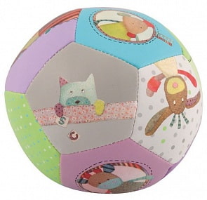 Мягкий мячик – Забавные зверушки (Moulin Roty, 629510)