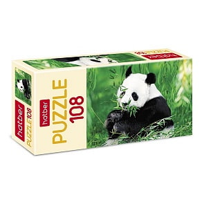 Пазл 108 элементов 210 х 30 см Панда (Hatber, 108ПЗ4_09212)
