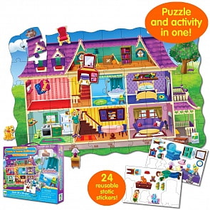 Пазл «Кукольный дом» с многоразовыми наклейками (Learning Journey, 102671) Пазл «Кукольный дом» с многоразовыми наклейками (Learning Journey, 102671)